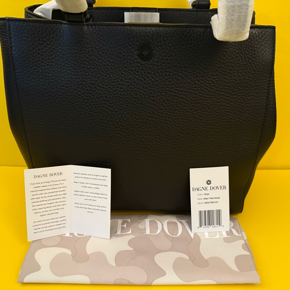 Dagne Dover Allyn Black Tote Bag